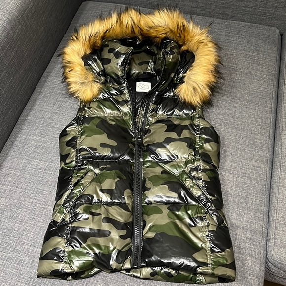Girls Hoodie Puffer Vest from S13 New York - Picture 1 of 9